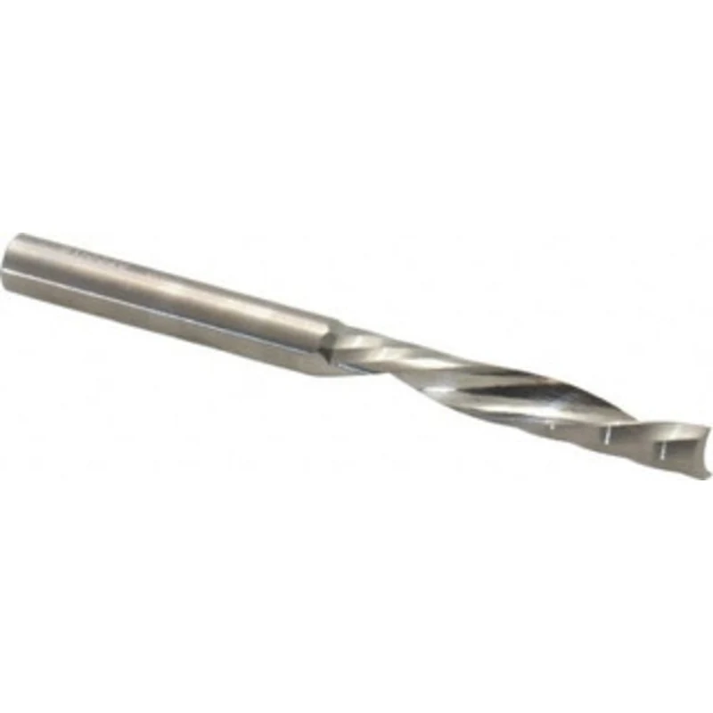 LMT Onsrud LP 1/4 Diam RH Solid Carbide 1-Flute Single Edge Downcut Spiral Router Bit Uncoated, 1-1/2 LOC, 1/4 Shank ...